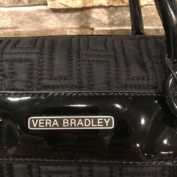 Vera Bradley Black Quilted Purse - Picture 10 of 13